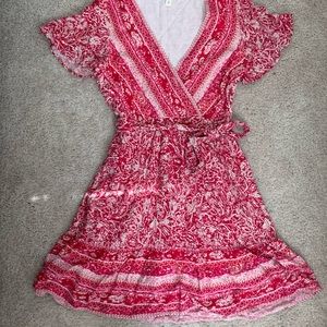 A line summer dress